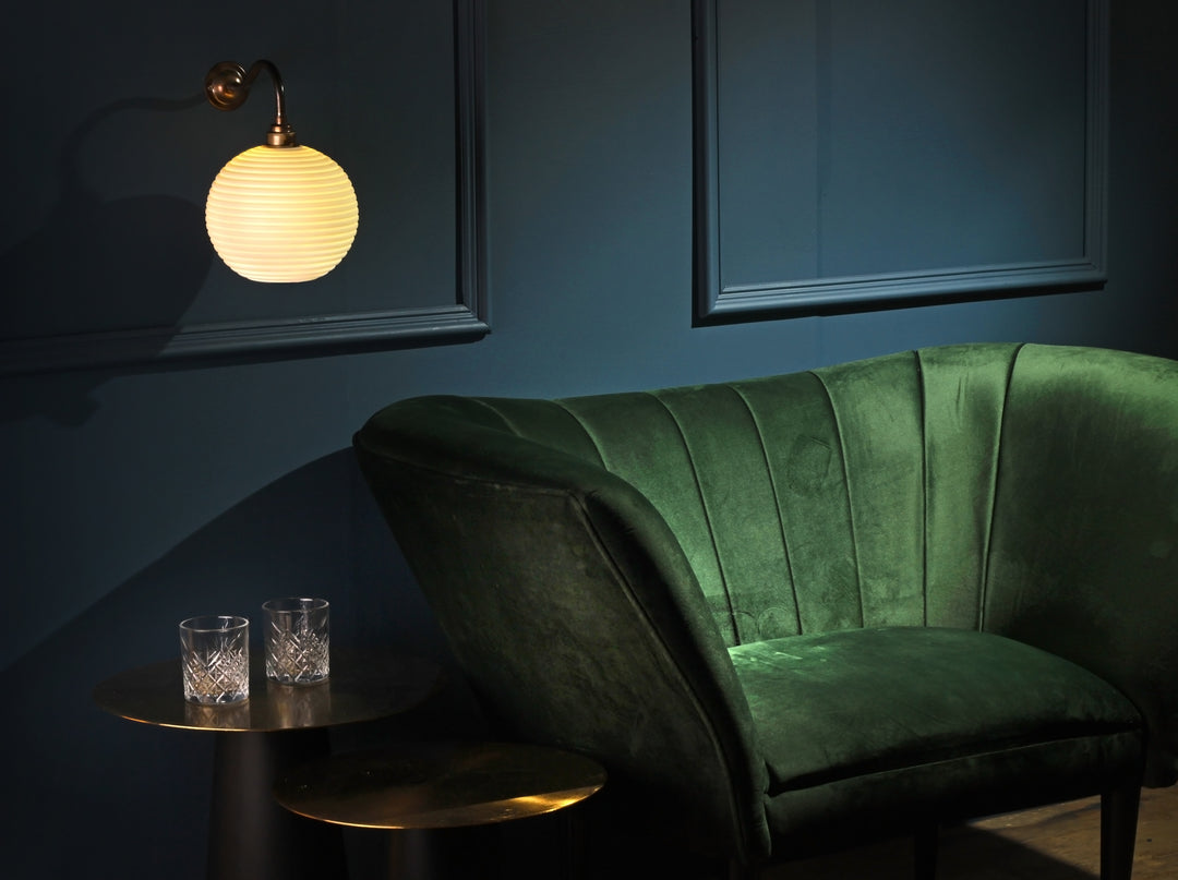 Optic Wall Light - Short Swan Neck