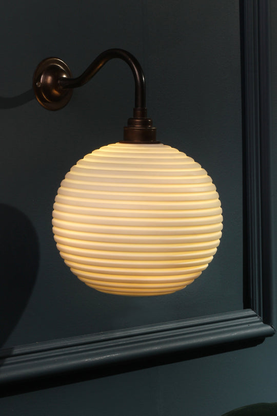 Optic Wall Light - Short Swan Neck
