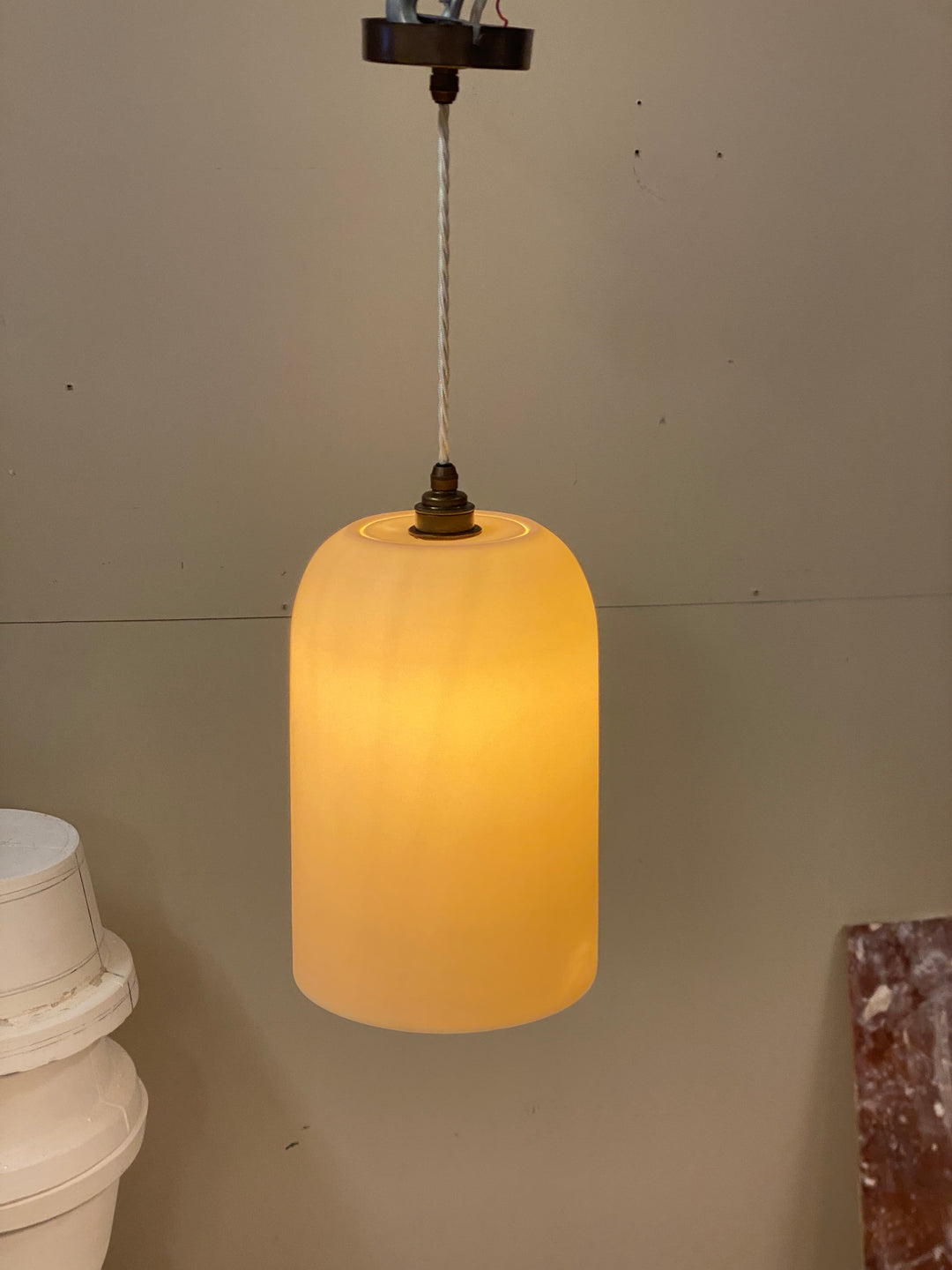 Bell Porcelain Pendant Light (Second)