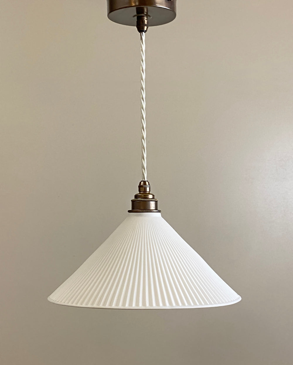 Pleated Coolie Shade