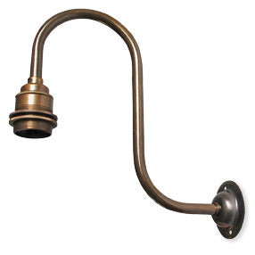 Long Swan Neck Antique Brass Fitting