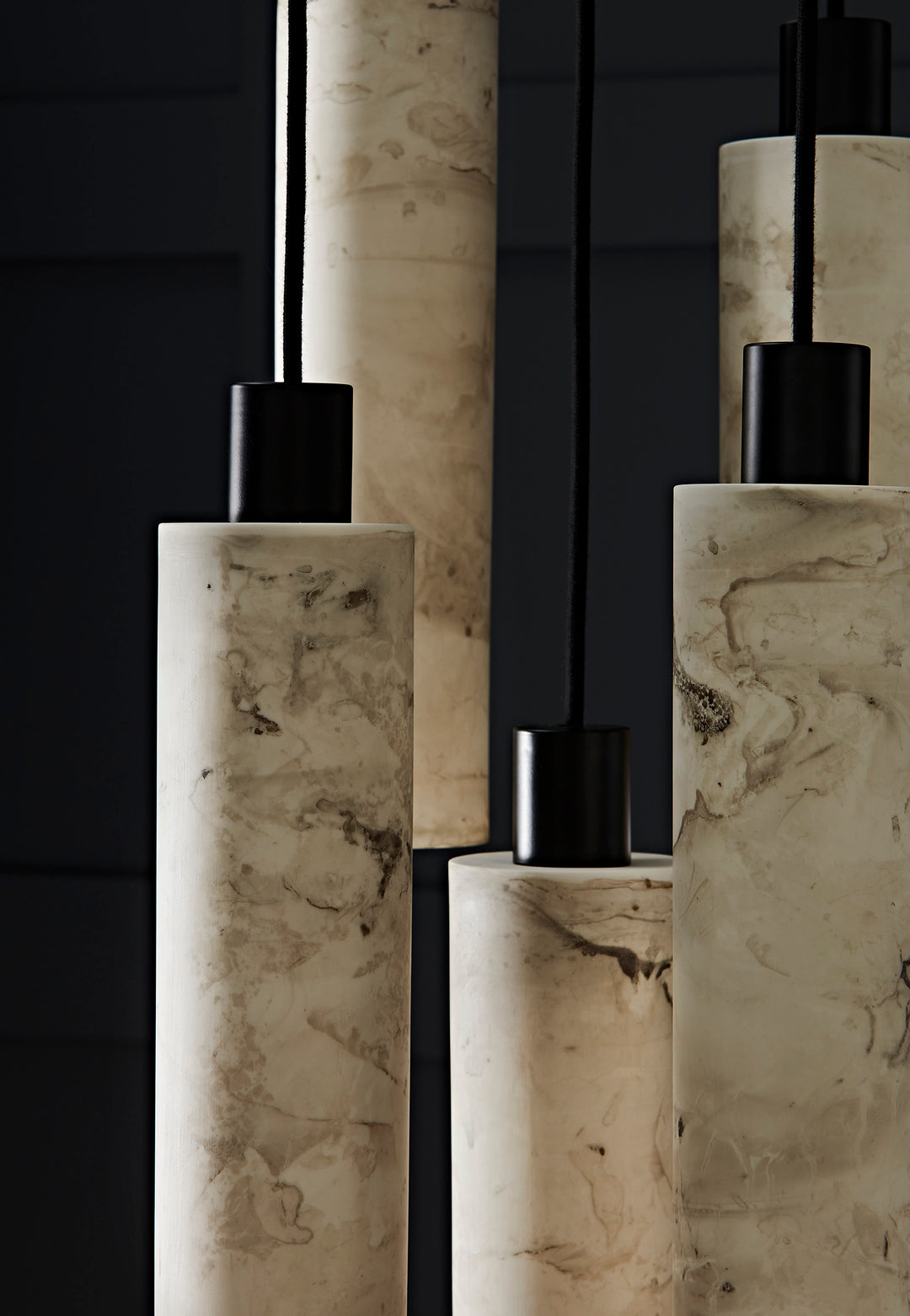 Marbled Lucerna Cluster Pendant