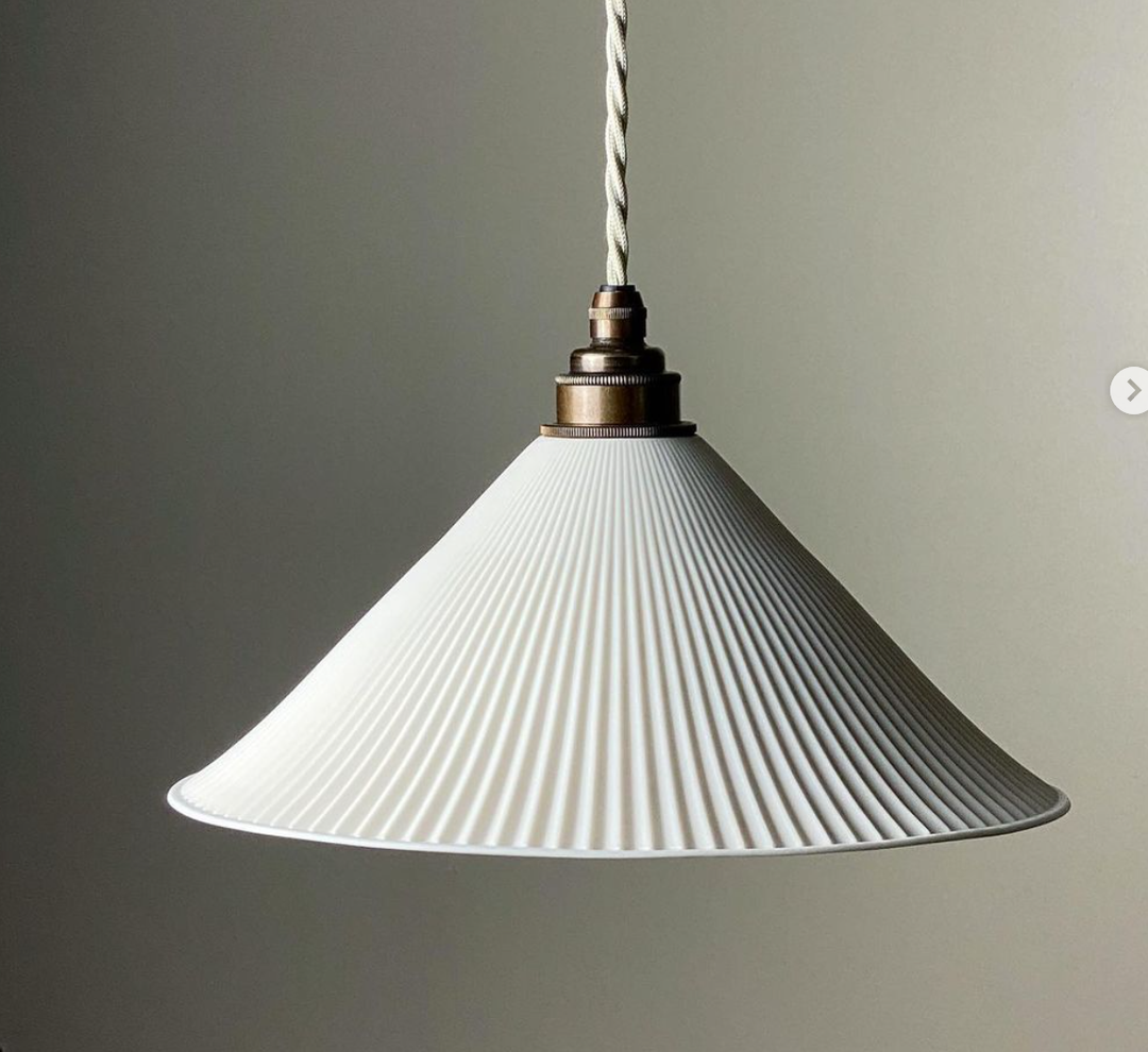 Pleated Coolie Shade